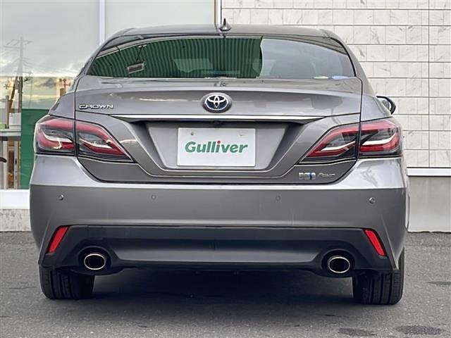 クラウンハイブリッド S Four 純正ナビ フルセグテレビ バックカメラ シートヒーター パワーシート ビルトインETC AC100V電源 トヨタセーフティセンス ハーフレザーシート 純正アルミホイール 純正フロアマット 保証書(34枚目)