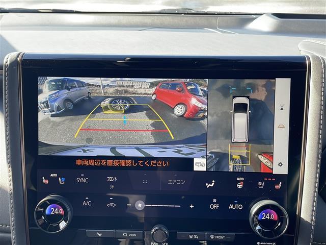 アルファードハイブリッド Ｚ　寒冷地仕様　積込夏タイヤ付純正１８インチＡＷ　全方位カメラ　後席モニター　電動リアゲート　純正メモリナビ　トヨタチームメイト　純正エンジンスターター　ワンオーナー　禁煙車　両側電動ドア　スペアキー有（4枚目）