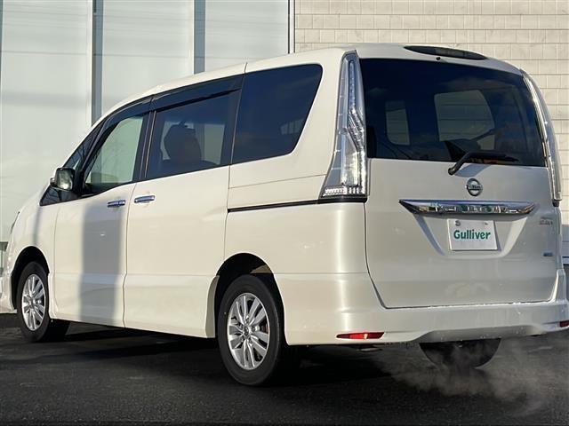 セレナ ハイウェイスター Vセレクション+セーフティ Aセフ 社外ナビ 社外フリップダウンモニター フルセグテレビ バックカメラ 両側パワースライドドア エマージェンシーブレーキ 車線逸脱警報機能 クルーズコントロール ETC 2列目サンシェード 純正アルミ(41枚目)