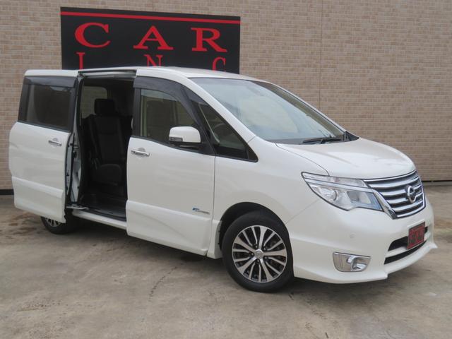 ハイウェイスター Vセレ+セーフティ SHV Aセフ (純正SDナビ)(フルセグ)(CD/DVD/Bluetooth)(アラウンドビュー)(純正フリップダウン)(両側パワースライドドア)(衝突被害軽減ブレーキ)(車線逸脱警報)(アイドリングストップ)(27枚目)