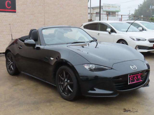 ロードスター Sレザーパッケージ 6速MT メーカーナビ BOSEサウンド バックカメラ フルセグTV ETC レザーシート ブラインドスポットモニター 車線逸脱警報 横滑り防止 純正アルミ LEDヘッドライト プッシュスタート(2枚目)