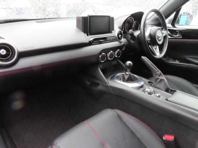 ロードスター Sレザーパッケージ 6速MT メーカーナビ BOSEサウンド バックカメラ フルセグTV ETC レザーシート ブラインドスポットモニター 車線逸脱警報 横滑り防止 純正アルミ LEDヘッドライト プッシュスタート(63枚目)