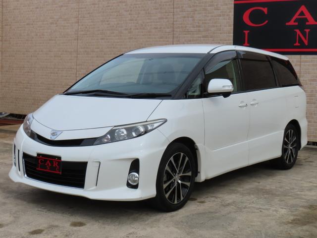 エスティマ アエラス 両側パワースライドドア クルーズコントロール 純正8インチナビ フルセグTV フリップダウンモニター バックカメラ ビルトETC 横滑り防止 リヤクーラー HIDヘッドライト 純正アルミ(22枚目)