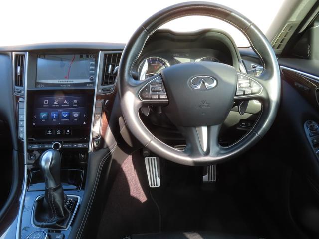 スカイライン 350GT ハイブリッド タイプSP レザーシート シートヒーター パワーシート メーカーナビ アラウンドビューモニター レーダークルーズコントロール 衝突被害軽減ブレーキ ブラインドスポットモニター LEDヘッドライト ETC 本木目(43枚目)