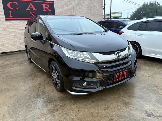 オデッセイ アブソルート・アドバンス　純正ナビ　全方位モニター　両側パワースライドドア　衝突被害軽減ブレーキ　車線逸脱警報　アイドリングストップ　レーダークルーズコントロール　クリアランスソナー　ハーフレザーシート　ＬＥＤヘッドライト（2枚目）