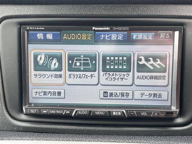 ｍｈｄ　社外ナビ（ＣＤ／ＤＶＤ／ＦＭ／ＡＭ）フルセグテレビバックカメラガラスルーフ前方ドライブレコーダーリモコンキースペアキー革巻きステアリングＥＴＣ(8枚目)