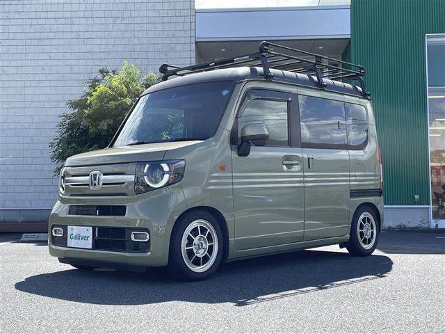 Ｎ－ＶＡＮ＋スタイル ファン　純正ナビ　Ｂｌｕｅｔｏｏｔｈ　バックカメラ　ＥＴＣ　ドライブレコーダー　黒革調シートカバー　ホンダセンシング　両側スライド　ローダウン（38枚目）