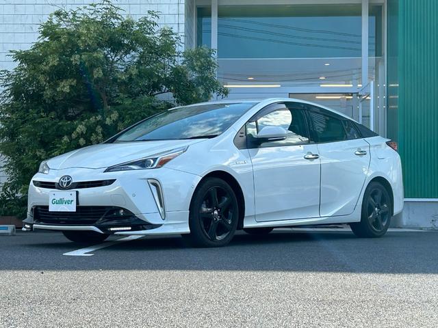プリウス Aツーリングセレクション TRDフロントエアロパーツ トヨタセーフティセンス 車両接近通報装置 ヘッドアップディスプレイ フルセグテレビ ETC 前方ドライブレコーダー 運転席パワーシート シートヒーター EVモード(78枚目)