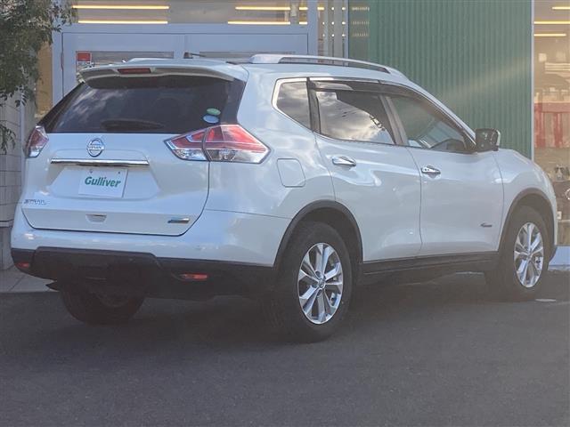 エクストレイル 20X ハイブリッド エマージェンシーブレーキP クリアランスソナー コーナーセンサー 純正アルミホイール クルーズコントロール 電動リアゲート ECOモード シートヒーター ダウンヒルアシストコントロール Bluetooth接続 バックカメラ アラ(35枚目)