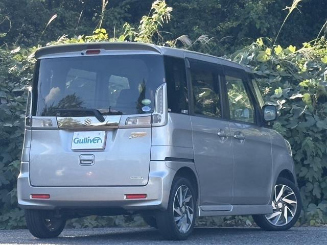 スペーシアカスタム TS アイドルストップ 衝突被害軽減装置 フルオートエアコン ターボ車 SD エアロ ナビTV スマートキ- パワーウインドウ SRS リモコンキー 横滑り防止機能 パワーステアリング 1セグTV ABS(8枚目)