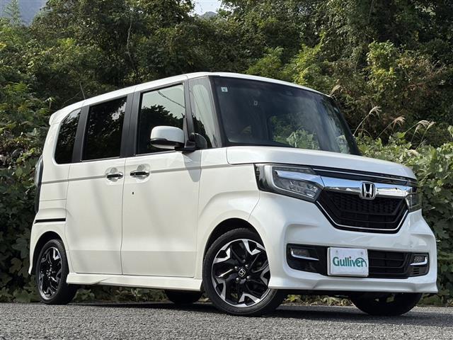 N-BOXカスタム G・EXターボホンダセンシング 車線逸脱防止 ブルートゥースオーディオ Rカメ ナビTV サイドエアバッグ タ-ボ LEDヘットライト ETC 横滑り防止 パワーステアリング DVD再生可 Wエアバック パワーウィンドウ AC SD(10枚目)