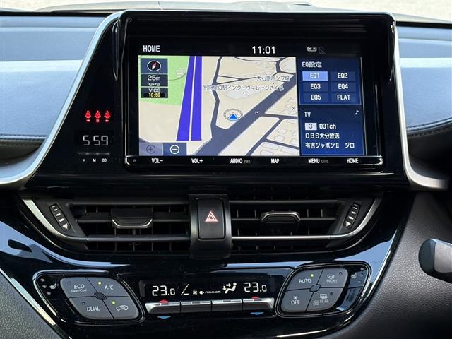 Ｃ－ＨＲ Ｇ　モード　ネロ　車線逸脱警告　レーダークルコン　リアカメラ　衝突軽減　ブルートゥース　ＬＥＤヘッドライ　シートＨ　横滑り防止　オートライト　パワーウインドウ　アイドリングストップ　オートエアコン　フルセグテレビ　ＳＤ（24枚目）