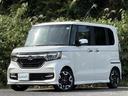 N-BOXカスタム G・EXターボホンダセンシング 車線逸脱防止 ブルートゥースオーディオ Rカメ ナビTV サイドエアバッグ タ-ボ LEDヘットライト ETC 横滑り防止 パワーステアリング DVD再生可 Wエアバック パワーウィンドウ AC SD(4枚目)
