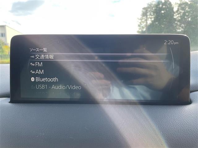 ＣＸ－８ ＸＤ　エクスクルーシブモード　４ＷＤ、純正ＳＤナビ（ＴＶ、ＦＭ＆ＡＭ、ＳＤ、ＤＩＳＣ、Ａｐｐｌｅｃａｒｐｌａｙ）、ＢＳＭ、ＡＶＨ、ＨＵＤ、置くだけ充電、パワーシート、シートヒーター、エアシート、本革シート、社外ドラレコ、サンルーフ（4枚目）