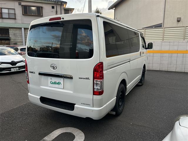 ハイエースバン スーパーGL ダーク プライムII 社外ナビ ETC スマートキー バックカメラ ドラレコ一体型ミラー ドアバイザー アラウンドビューモニター(17枚目)