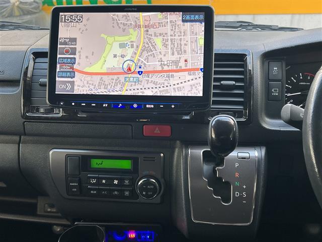 ハイエースバン スーパーGL ダーク プライムII 社外ナビ ETC スマートキー バックカメラ ドラレコ一体型ミラー ドアバイザー アラウンドビューモニター(26枚目)