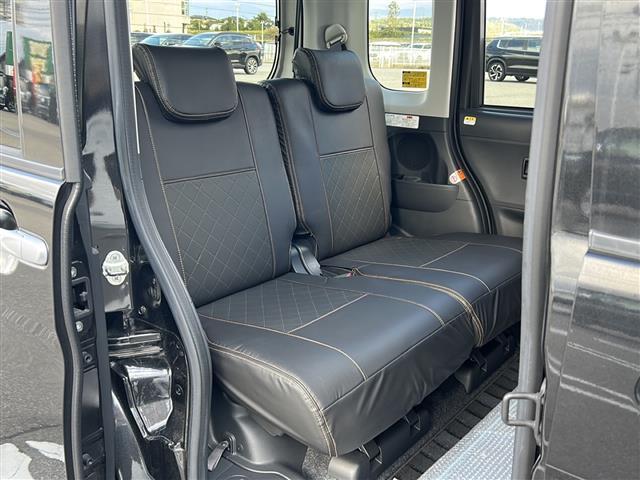 タント カスタムX トップエディションSAIII 禁煙車/純正ナビ/バックカメラ/TV(フルセグ)/片側パワースライドドア/スマートキー/ハーフレザーシート/シートヒーター/純正アルミホイール/純正フロアマット/プッシュスタート/盗難防止装置(21枚目)