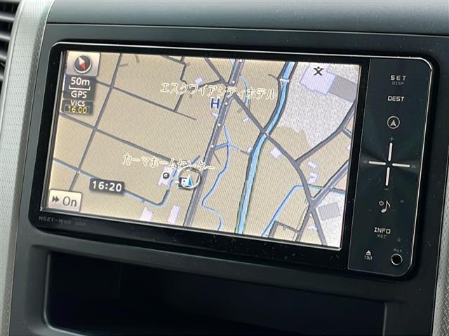 アルファード 240X 禁煙車/純正ナビ/TV(フルセグ)/バックカメラ/HIDランプ/クルーズコントロール/片側電動スライドドア/電動格納ミラー/ETC/純正アルミホイール/プッシュスタート/スマートキー/デュアルエアコン(2枚目)