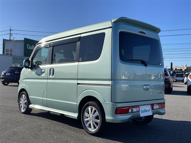 エブリイワゴン PZターボスペシャル 禁煙車/社外SDナビ/バックカメラ/フルセグ/BlueTooth・CD・DVD/両側電動パワースライド/純背アルミホイール/純正フロアマット/オートライト/LEDヘッドライト/スマートキー/スペアキー(33枚目)