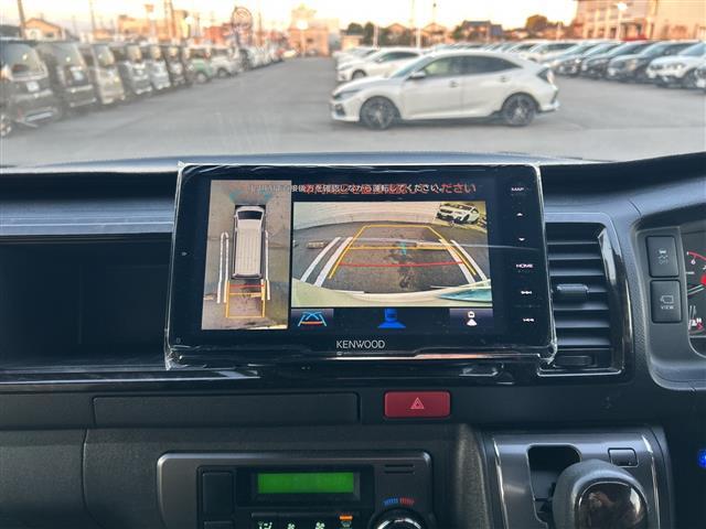 ハイエースバン スーパーGL ダークプライムII 禁煙車/4WD/ワンオーナー/社外ナビ/全方位カメラ/フルセグTV/両側イージークローザー/レーンキープアシスト/衝突軽減ブレーキ/コーナーセンサー/社外フロアマット/ETC/ドライブレコーダー(3枚目)