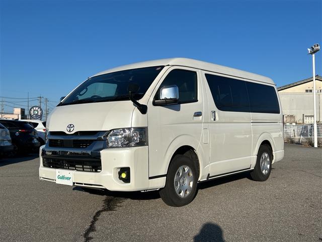 ハイエースバン スーパーGL ダークプライムII 禁煙車/4WD/ワンオーナー/社外ナビ/全方位カメラ/フルセグTV/両側イージークローザー/レーンキープアシスト/衝突軽減ブレーキ/コーナーセンサー/社外フロアマット/ETC/ドライブレコーダー(28枚目)