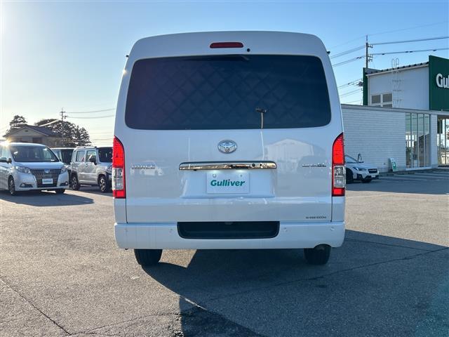 ハイエースバン スーパーGL ダークプライムII 禁煙車/4WD/ワンオーナー/社外ナビ/全方位カメラ/フルセグTV/両側イージークローザー/レーンキープアシスト/衝突軽減ブレーキ/コーナーセンサー/社外フロアマット/ETC/ドライブレコーダー(33枚目)