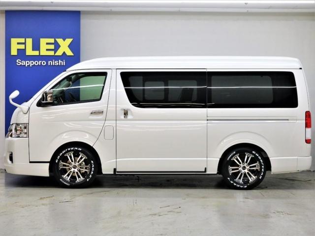 GL パールホワイト LEDヘッドライト デジタルインナーミラー インテリジェンスクリアランスソナー パノラミックビューモニター FLEX Ver2ベットアレンジ ナビ フリップダウン ETC(18枚目)