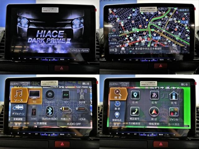 スーパーGL ダークプライムII ALPINE BIG-Xナビ ナビ連動ドラレコ2カメラ フローリング施工 両側パワースライドドア 寒冷地仕様 デジタルインナーミラー パノラミックビューモニター トヨタセーフティセンス(4枚目)
