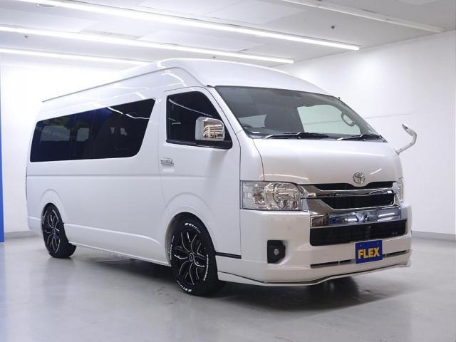 ハイエースワゴン グランドキャビン ファインテックツアラー 新車 ファインテックツアラー パールホワイト 寒冷地仕様 デジタルインナーミラー パノラミックビューモニター リアサイドプライバシーガラス右側スライド式(17枚目)