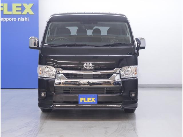 ハイエースワゴン ＧＬ　新車　Ｒｅｌａｘｉｎｇ内装架装　寒冷地仕様　デジタルインナーミラー　パノラミックビューモニター　片側自動スライドドア（ガラス固定）　ＬＥＤヘッドランプ　ＢＩＧ－Ｘ　後席モニター　センターテーブル（21枚目）