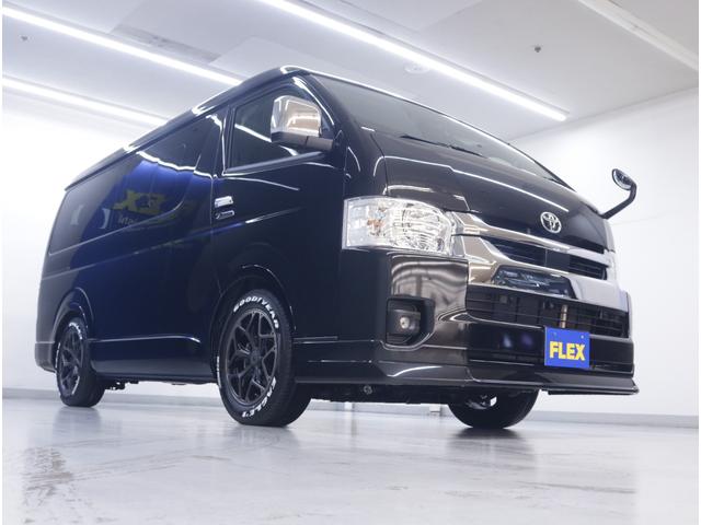 ハイエースワゴン ＧＬ　新車　Ｒｅｌａｘｉｎｇ内装架装　寒冷地仕様　デジタルインナーミラー　パノラミックビューモニター　片側自動スライドドア（ガラス固定）　ＬＥＤヘッドランプ　ＢＩＧ－Ｘ　後席モニター　センターテーブル（25枚目）