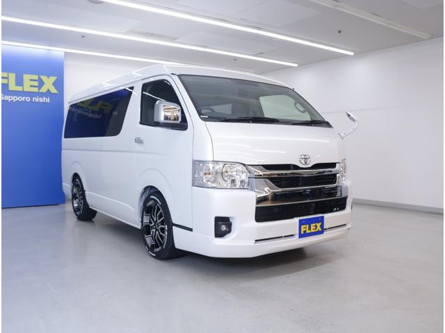 ハイエースワゴン ＧＬ　新車　ＢＩＧ－Ｘ　寒冷地仕様　パールホワイト　デジタルインナーミラー　パノラミックビューモニター　片側自動スライドドア［ガラス固定］　ＬＥＤヘッドランプ（21枚目）
