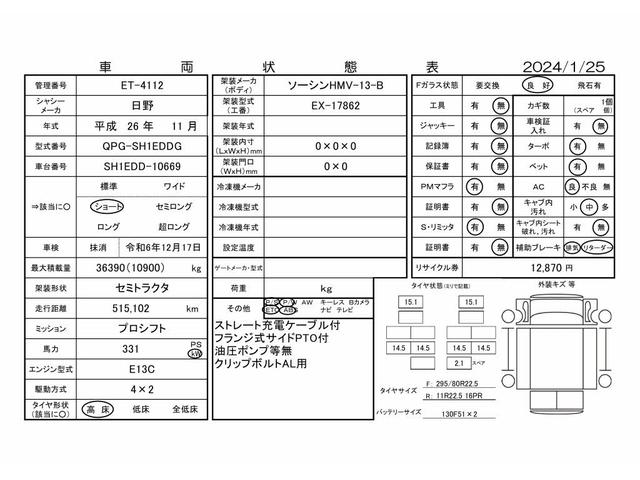 日野 プロフィア