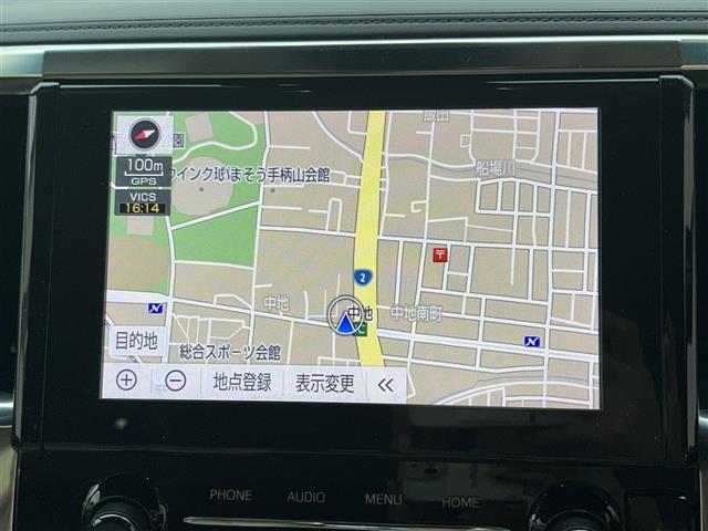 アルファード ３．５ＧＦ　ワンオーナー／純正ナビ／ＤＶＤ／ＡＭ／ＦＭ／ＢＴ／フルセグＴＶ／バックカメラ／ＥＴＣ／サンルーフ／両側パワースライドドア／衝突軽減ブレーキ／レーダークルーズコントロール／前後ドライブレコーダー（12枚目）