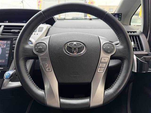 プリウスアルファ Sツーリングセレクション 社外ナビEX009V/CD/DVD/BT/SD/フルセグTV/バックカメラ/ETC/前後ドライブレコーダー/社外レーダー/LEDヘッドライト/オートライト/フォグランプ/純正ドアバイザー/フロアマット(11枚目)