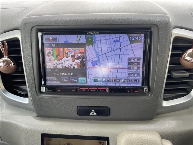 スペーシア Ｘ　☆純正ナビ（ＡＭ／ＦＭ／ＣＤ／ＤＶＤ／ＳＤ／ｉＰｏｄ／フルセグＴＶ）☆アイドリングストップ☆パワースライドドア☆ハンズフリー☆シートヒーター（運転席）☆電格ミラー☆純正フロアマット☆保（12枚目）