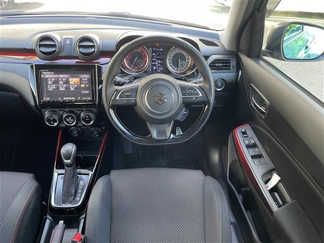 スイフトスポーツ ベースグレード ☆純正ナビ(AM/FM/CD/DVD/SD/USB/Bluetooth/フルセグTV)☆クルーズコントロール追従あり☆パドルシフト☆横滑り防止☆衝突軽減ブレーキ☆レーンキープ☆シートヒー(2枚目)