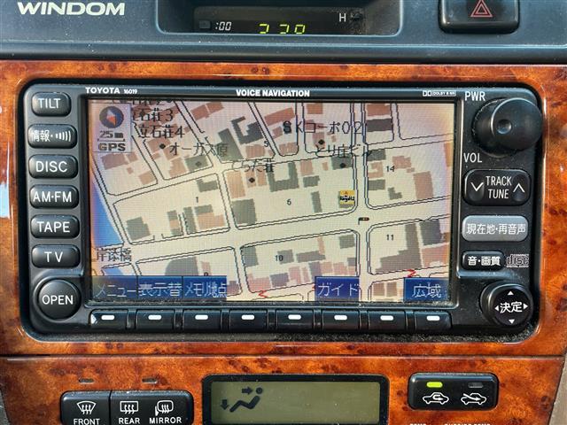 ウィンダム 2.5G コーチエディション 純正ナビ・DISC・AM/FM・TAPE・ETC・電動格納ミラー・パワーシート(D)・ドラレコ付きルームミラー(前)(14枚目)