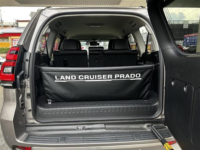 ランドクルーザープラド ＴＺ－Ｇ　ワンオーナー・純正ナビ・ＡＭ／ＦＭ・ＵＳＢ・ミラーキャスト・Ｂｌｕｅｔｏｏｔｈ・クルーズコントロール・レーンキープ・パドルシフト・ハンズフリー・オートライト・オートマチックハイビーム・電動格納ミラー（27枚目）