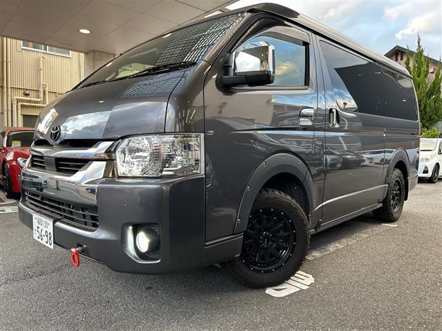 ハイエースバン スーパーＧＬ　ダークプライムＩＩ　【ワンオーナー】☆登録時距離１５１８８ｋｍ！！！！☆純正ナビ／フルセグＴＶ／ＣＤ／ＤＶＤ／ＢＴＡ／ＳＤ☆全方位カメラ☆前席社外レカロシート☆両側パワースライドドア☆ベッドキット☆クルー（30枚目）