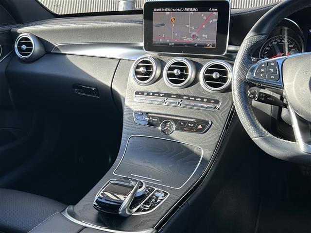 Ｃクラスステーションワゴン Ｃ２００　４マチック　ステーションワゴン　スポーツ　レーダーセーフティーＰＫＧ　レザーエクスクルーシブＰＫＧ　ＡＭＧライン　純正ナビ　フルセグＴＶ　ＡＣＣ　ＢＳＭ　エアサス　ＨＵＤ　ＥＴＣ　シートヒーター　エアサス　ＬＫＡ　Ｂカメラ　ＬＥＤヘッドライト（30枚目）