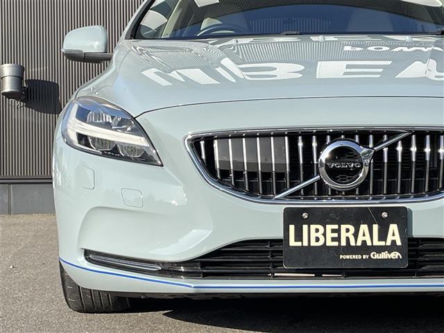 V40 D4 インスクリプション レザーシート PWシート シートヒーター インテリセーフ ACC BLIS レーンキーピングエイド 純正ナビ バックカメラ パドルシフト LEDヘッドライト パークセンサー スマートキー ETC(32枚目)