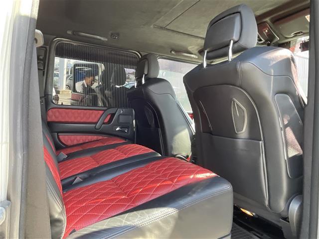 Gクラス G63 AMG デジーノエクスクルーシブインテリアPKG 赤黒コンビレザー harman/kardon パワーシート シートヒーター ベンチレーション 純正ナビ バックカメラ TV レーダーセーフティPKG ETC(15枚目)