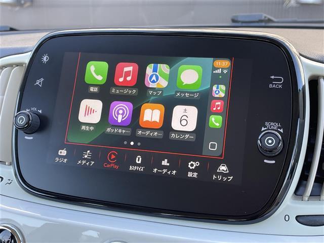 500 1.2 ポップ 1オーナー 後期型 純正オーディオ AppleCarPlay bluetooth USB キセノンヘッドライト キーレス 禁煙車 サイドエアバック カーテンエアバック 保証書 スペアキー(5枚目)