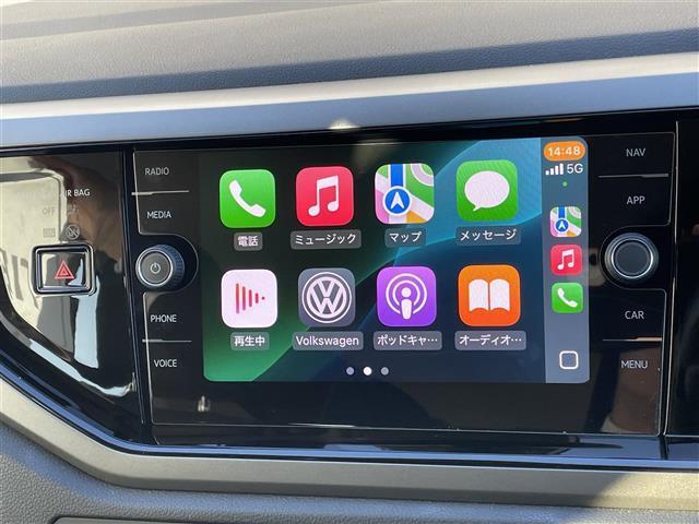 ポロ ＴＳＩコンフォートライン　当店買取車両　ワンオーナー　ＡＣＣ　Ｃａｒｐｌａｙ　ＡｎｄｏｒｏｉｄＡｕｔｏ　純正ナビ　Ｂｌｕｅｔｏｏｔｈ　Ｂカメラ　ＬＥＤヘッドライト　ドラレコ前後　純正１５インチＡＷ　スタッドレスタイヤ付き　禁煙（5枚目）