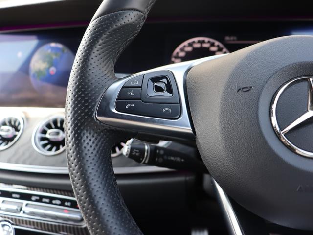 Ｅクラス Ｅ２２０ｄ　アバンギャルド　スポーツ　レーダーＳ－ＰＫＧ　アルカンターラ　純正ナビ　３６０°　ＣａｒＰｌａｙ　マルチビームＬＥＤ　Ｂｕｒｍｅｓｔｅｒ　ディストロニック　ＬＫＡ　ＢＳＭ　衝突軽減Ｂ　パワーシート／ヒーター　アンビエントライト（34枚目）