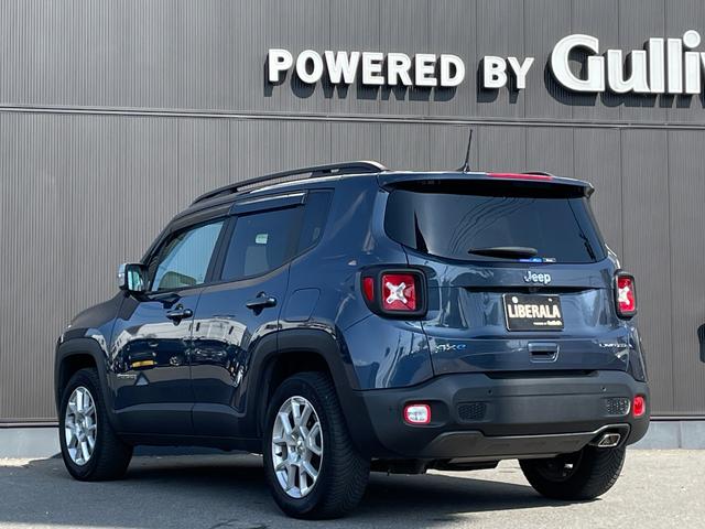 ジープ・レネゲード4xe リミテッド 4xe CarPlay レザーシート シートヒーター ステアリングヒーター PWシート ナビ TV Bカメラ ACC ブラインドスポット レーンキープ LEDヘッドライト ドラレコ ルーフレール ETC(45枚目)