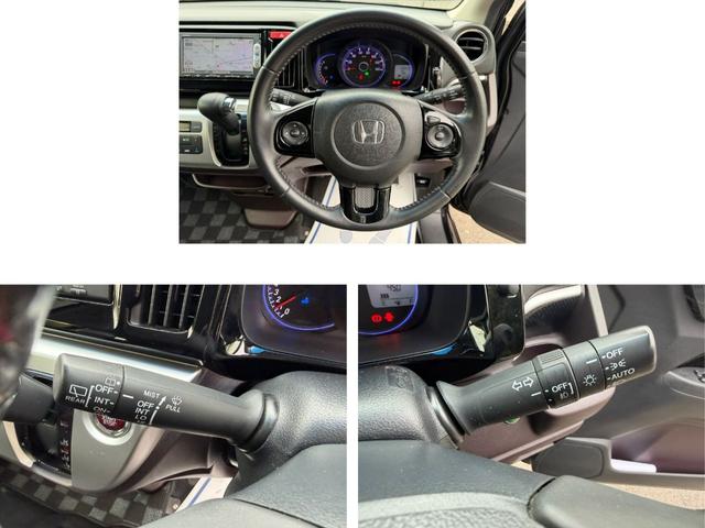 N-WGNカスタム G・Aパッケージ ワンオーナー・あんしんパッケージ・7インチ純ナビTV・インターナビ・Bluetooth・Rカメラ・スマートキー 追突被害軽減ブレーキ フロントベンチシート 1オーナー AUTOエアコン 記録簿有(6枚目)