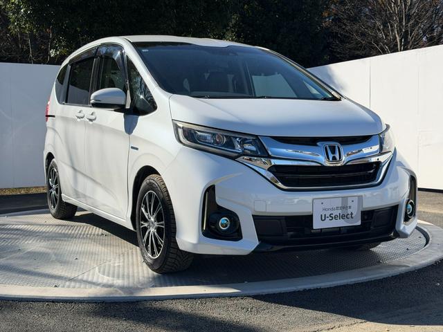フリードハイブリッド ハイブリッド・Gホンダセンシング ワンオーナー・ドラレコ・9インチ・純ナビTV・Bluetooth・インターナビ・ルーフモニター・両パワスラ・スマートキー・LED 軽減ブレーキ キーフリーシステム 1オ-ナ- 記録簿 DVD再生可能(25枚目)