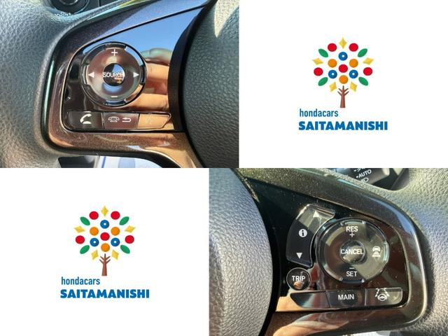 N-BOXカスタム G・Lホンダセンシング 禁煙・ワンオーナー・8インチ純ナビTV・Bluetooth・インターナビ・Rカメラ・ETC・シートヒーター・左パワスラ・スマートキー・AW 地デジTV 整備記録簿 助手席エアバッグ キーレス シートH(5枚目)